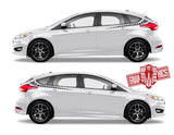 Custom Decal Sticker Vinyl Side Racing Stripes for Ford Focus - Brothers-Graphics