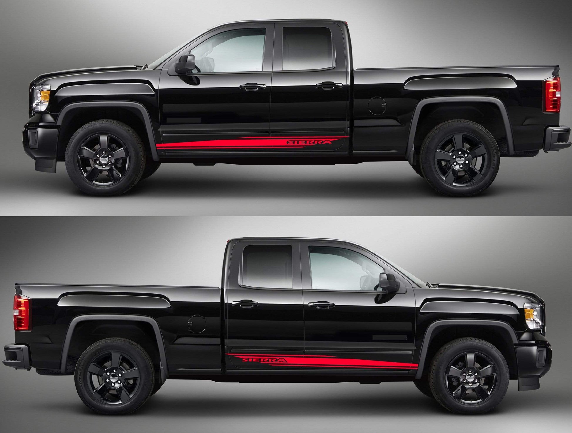 Custom Decal Sticker Vinyl Side Racing Stripes for GMC Sierra GM Decals - Brothers-Graphics