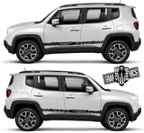 Custom Decal Sticker Vinyl Side Racing Stripes for Jeep Renegade - Brothers-Graphics