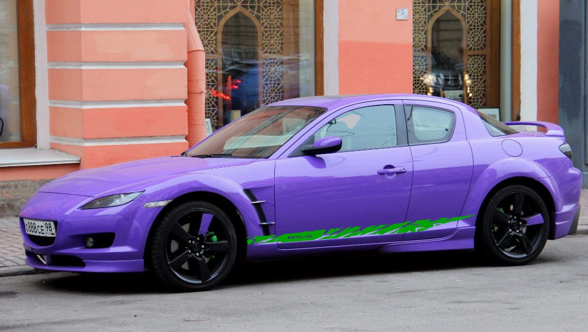 Premium Vinyl Stickers Compatible With Mazda RX-8 Tribal Design Automotive decals