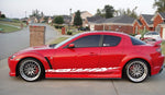 Custom Decal Sticker Vinyl Side Racing Stripes for Mazda RX-8