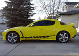 Custom Decal Sticker Vinyl Side Racing Stripes for Mazda RX-8