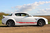 Custom Decal Sticker Vinyl Side Racing Stripes for Mazda RX-8