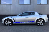 Custom Decal Sticker Vinyl Side Racing Stripes for Mazda RX-8