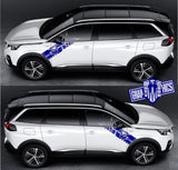 Custom Decal Sticker Vinyl Side Racing Stripes for Peugeot 5008 - Brothers-Graphics