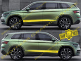 Custom Decal Sticker Vinyl Side Racing Stripes for Skoda Kodiaq - Brothers-Graphics