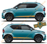 Custom Decal Sticker Vinyl Side Racing Stripes for Suzuki Ignis - Brothers-Graphics