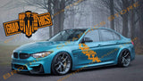 Custom Decal Vinyl Graphics Special Made for BMW M3 - Brothers-Graphics