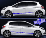 Custom Decal Vinyl Graphics Special Made for Peugeot 208 - Brothers-Graphics