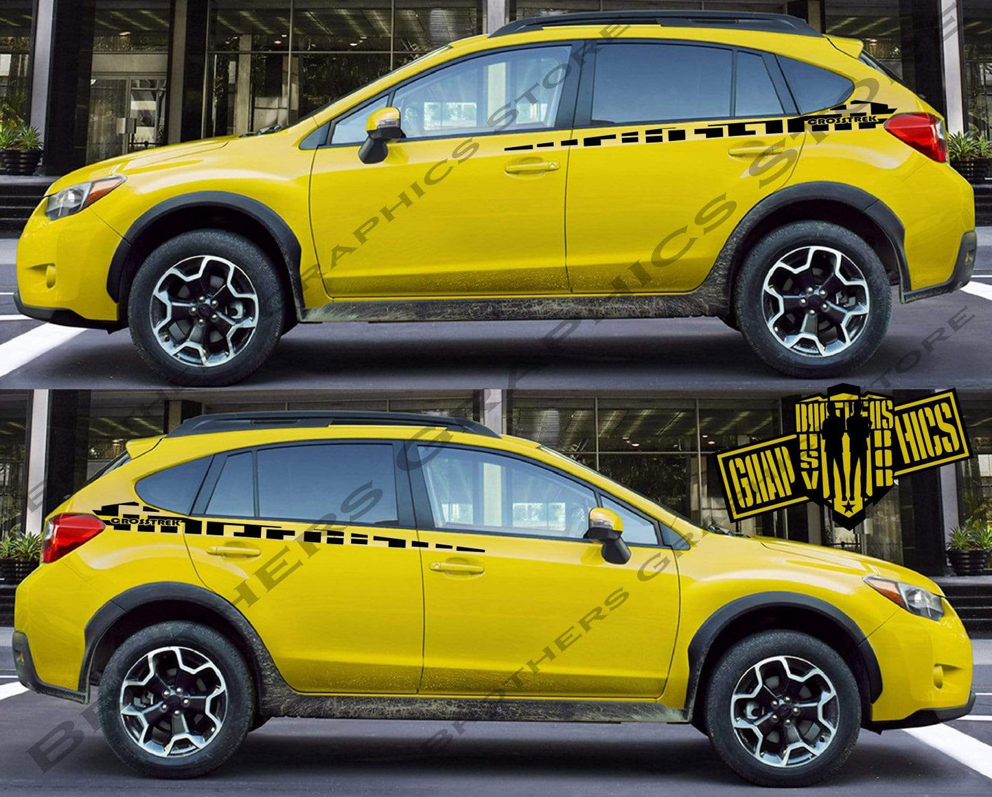 Custom Decal Vinyl Graphics Special Made for Subaru Crosstrek - Brothers-Graphics