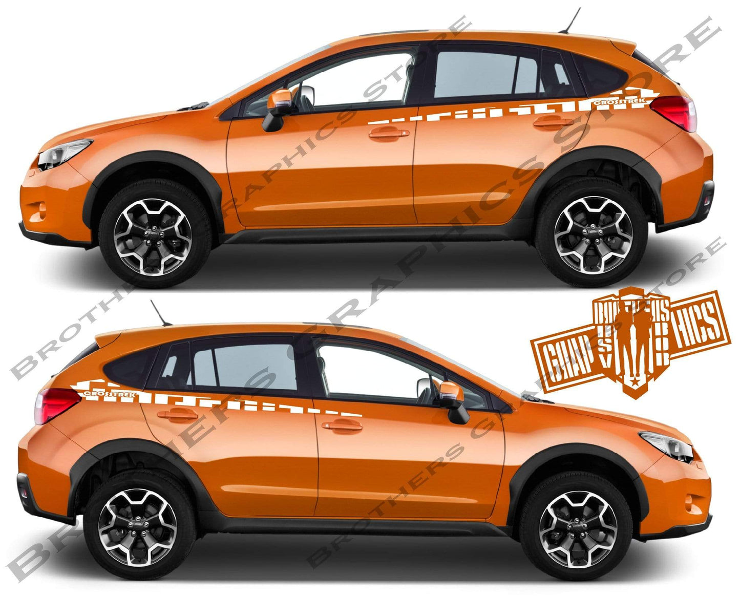 Custom Decal Vinyl Graphics Special Made for Subaru Crosstrek - Brothers-Graphics