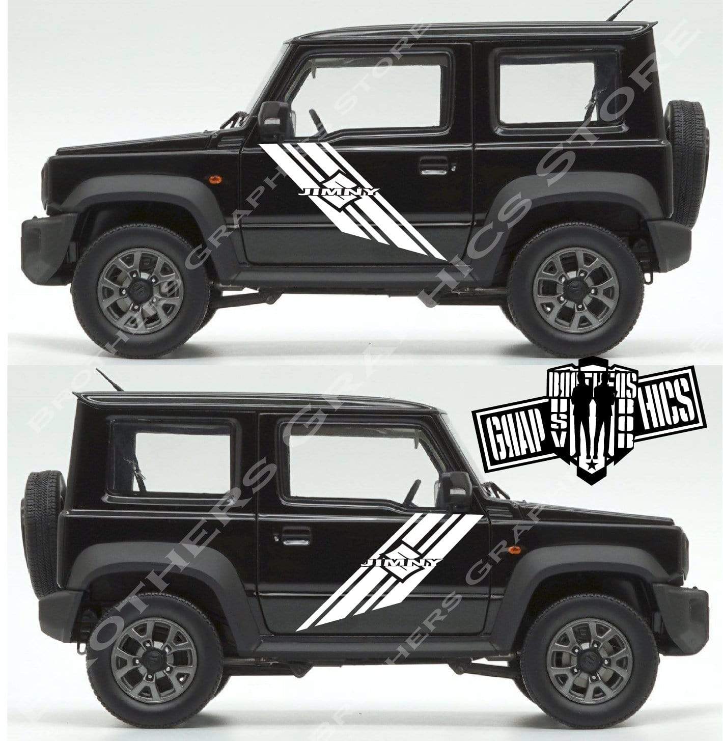 Custom Decal Vinyl Graphics Special Made for Suzuki Jimny - Brothers-Graphics