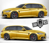 Custom  Decals for Alfa Romeo Giulia - Brothers-Graphics