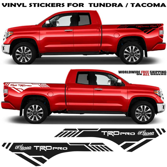 Vinyl Graphics Custom Decals For Toyota Tundra TRD Stickers