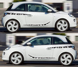 Custom Decals Pair stickers For Opel Adam - Brothers-Graphics