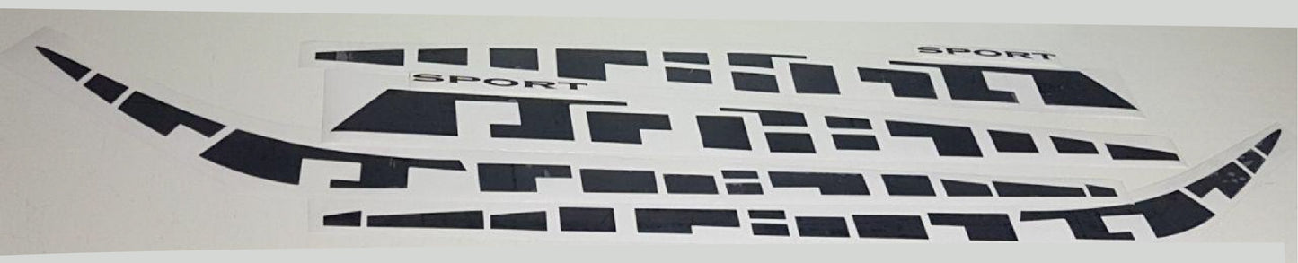 Paire d'autocollants personnalisés pour Opel Adam