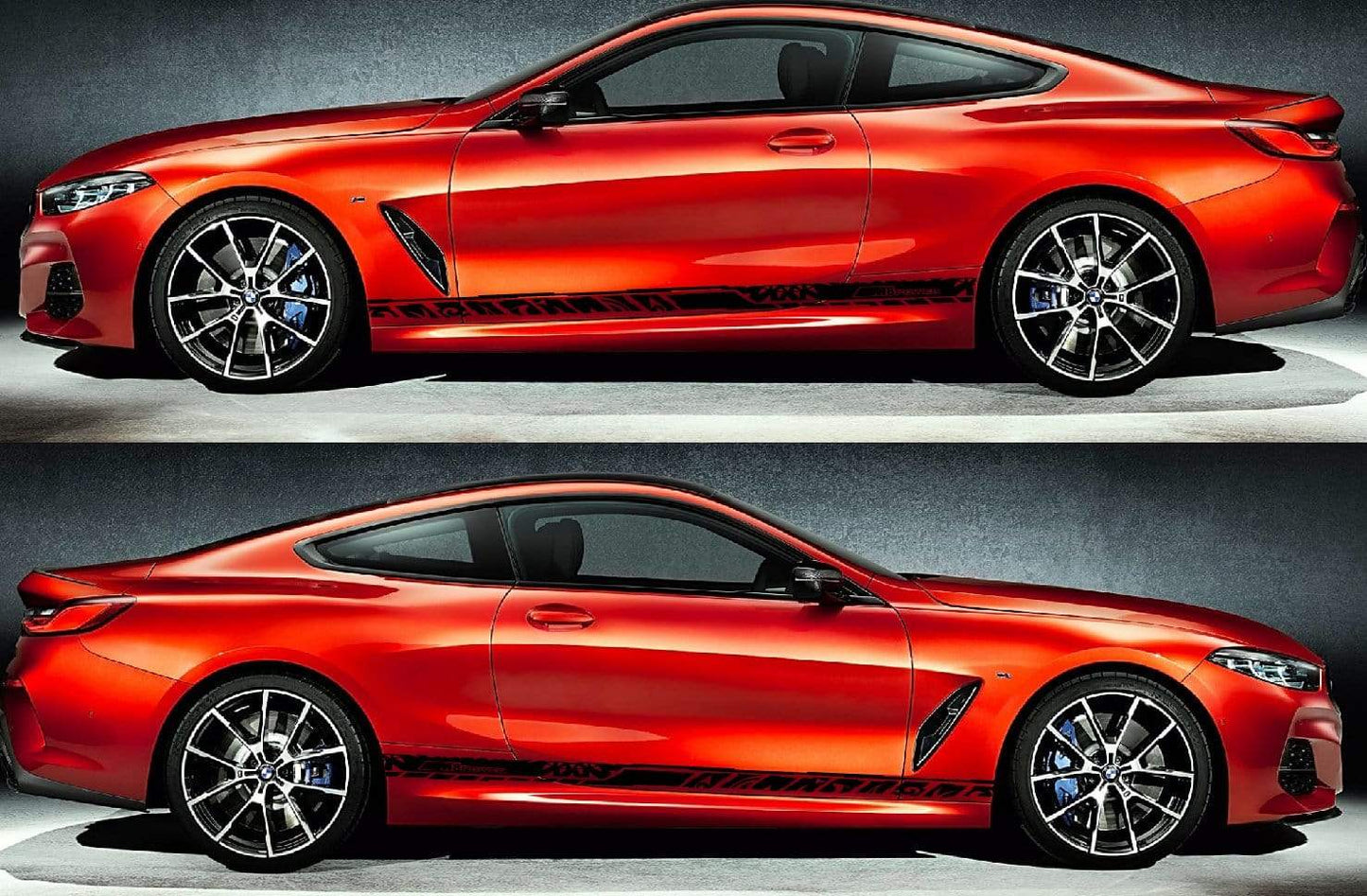 Custom Door Decal Vinyl Racing Stripe Stickers For BMW M8 - Brothers-Graphics