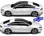 Custom Door Decal Vinyl Racing Stripe Stickers For  Peugeot 508 - Brothers-Graphics