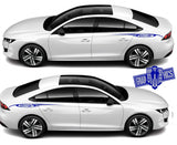 Custom Door Decal Vinyl Racing Stripe Stickers For  Peugeot 508 - Brothers-Graphics