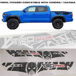 Vinyl Graphics Custom Graphics Compatible with Toyota Tacoma TRD Stickers