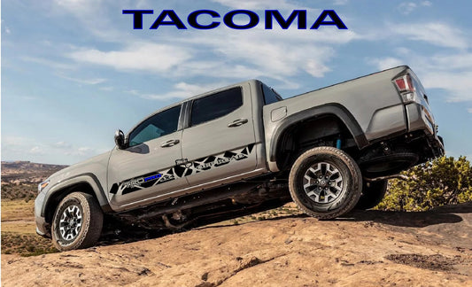 Autocollants TRD pour Toyota Tacoma avec graphismes personnalisés