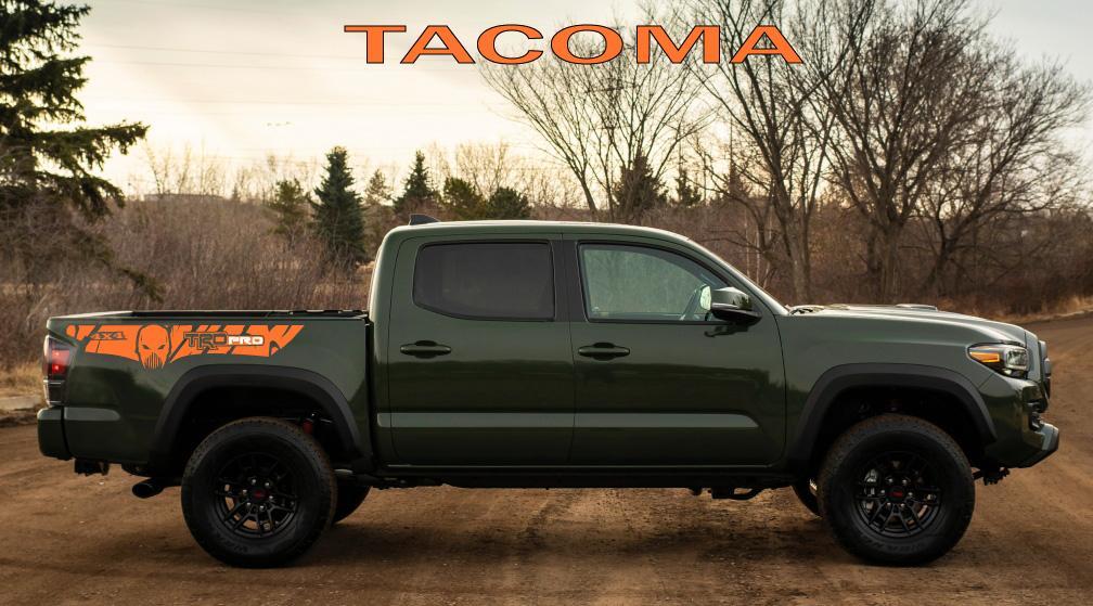 Custom Graphics Compatible with Toyota Tacoma TRD Stickers