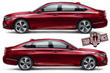 Custom Graphics Side Door Stripe Stickers For Honda Accord decals - Brothers-Graphics