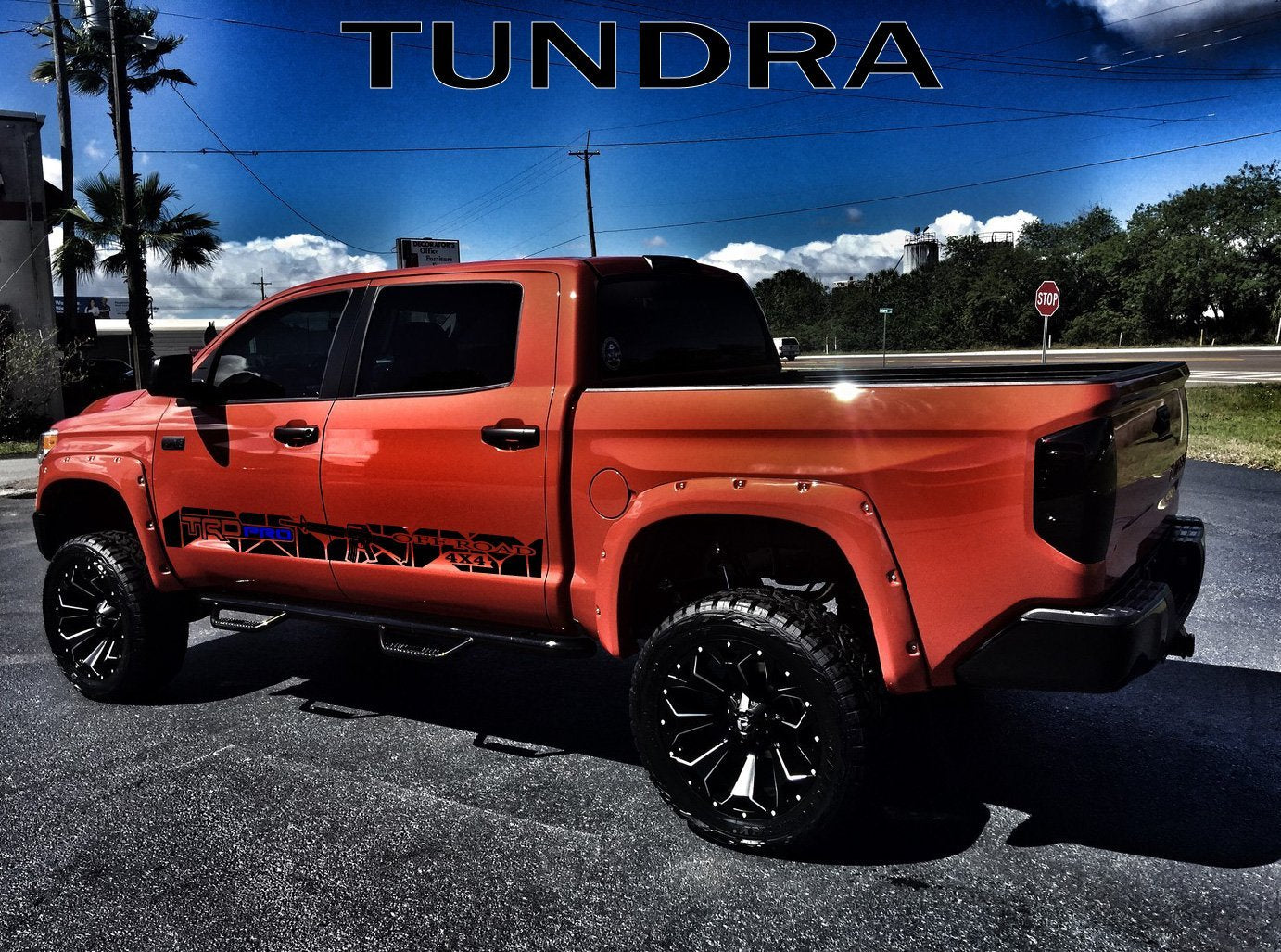 Custom Graphics Vinyl Decals For Toyota Tundra