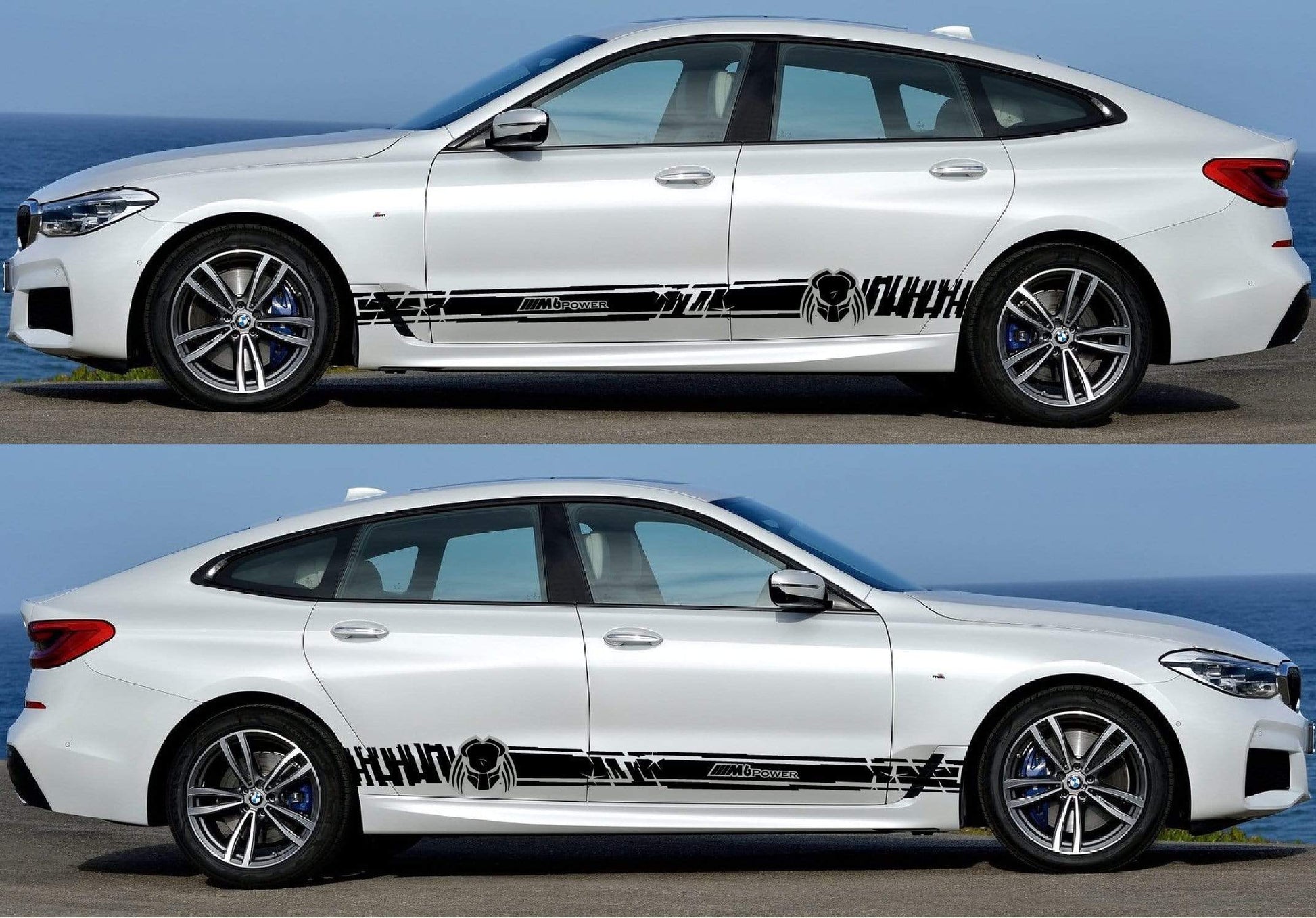 Custom Racing Decal Sticker FOR BMW M6 - Brothers-Graphics