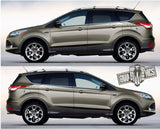 Custom Racing Decal Sticker Side Door Stripe Stickers For Ford KUGA - Brothers-Graphics