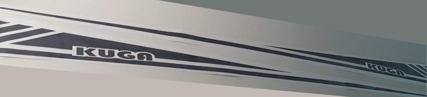 Custom Racing Decal Sticker Side Door Stripe Stickers For Ford KUGA - Brothers-Graphics