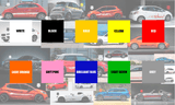 Custom Racing Decal Sticker Side Door Stripe Stickers kit Alfa Romeo Mito - Brothers-Graphics