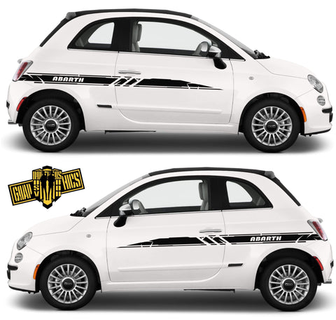 Fiat 500 graphics kit decals