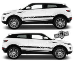 Custom Racing Decal Sticker Side Door Stripe Stickers kit for Range Rover Evoque - Brothers-Graphics