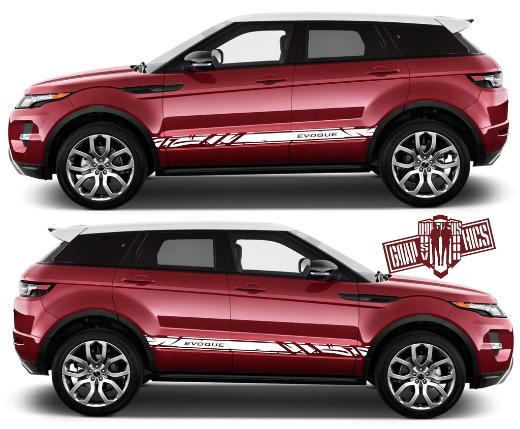 Racing Stripes Stickers kit for Range Rover Evoque – Brothers Graphics