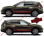 Custom Racing Decal Sticker Stripe Stickers for Nissan X-Trail - Brothers-Graphics
