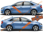 Custom Racing Decal Sticker Stripe Stickers For Skoda Rapid - Brothers-Graphics