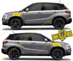 Custom Racing Line Stickers Car Side Vinyl Stripes For Suzuki Vitara - Brothers-Graphics