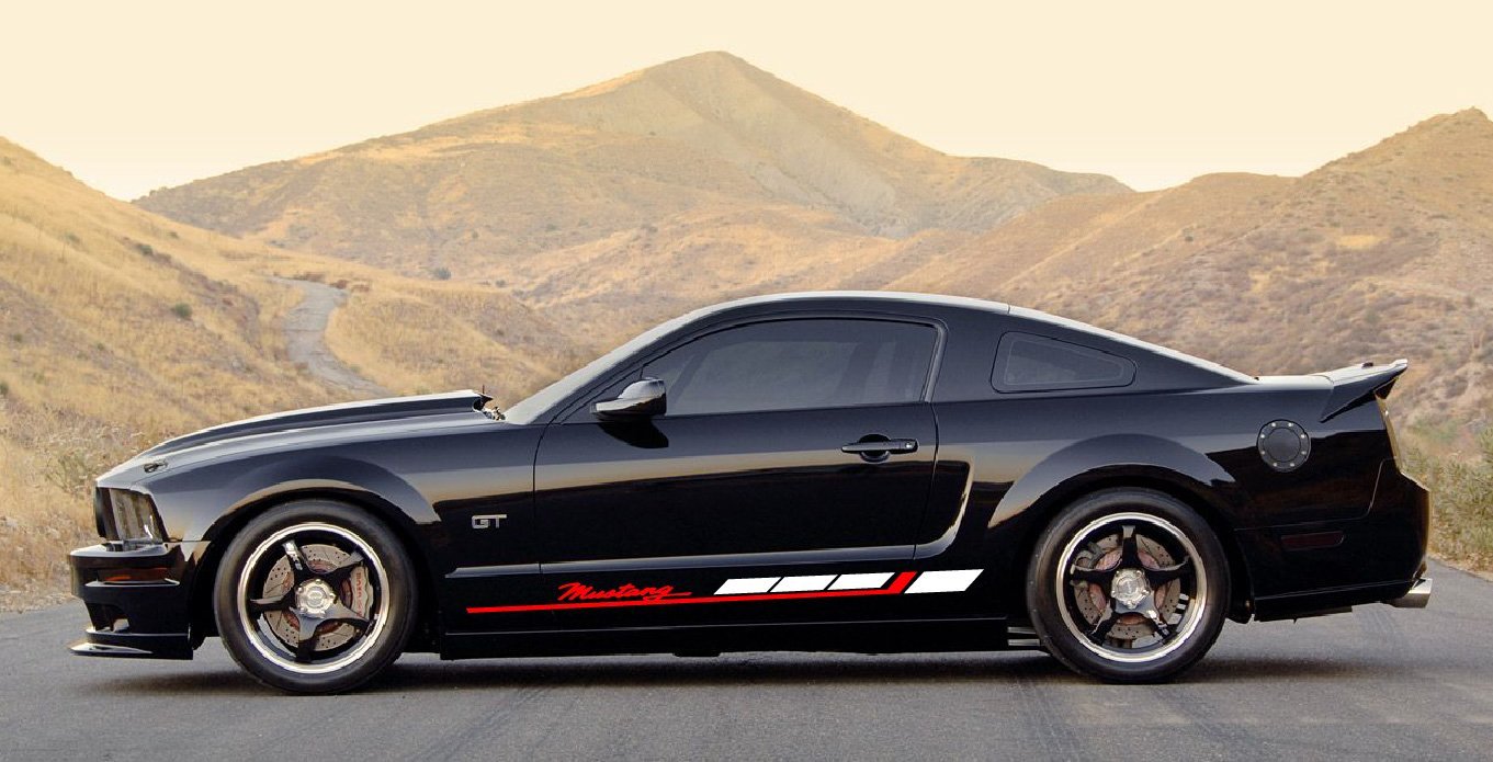 Custom Stickers For Ford Mustang | Ford performance sticker | 2011 mustang decals
