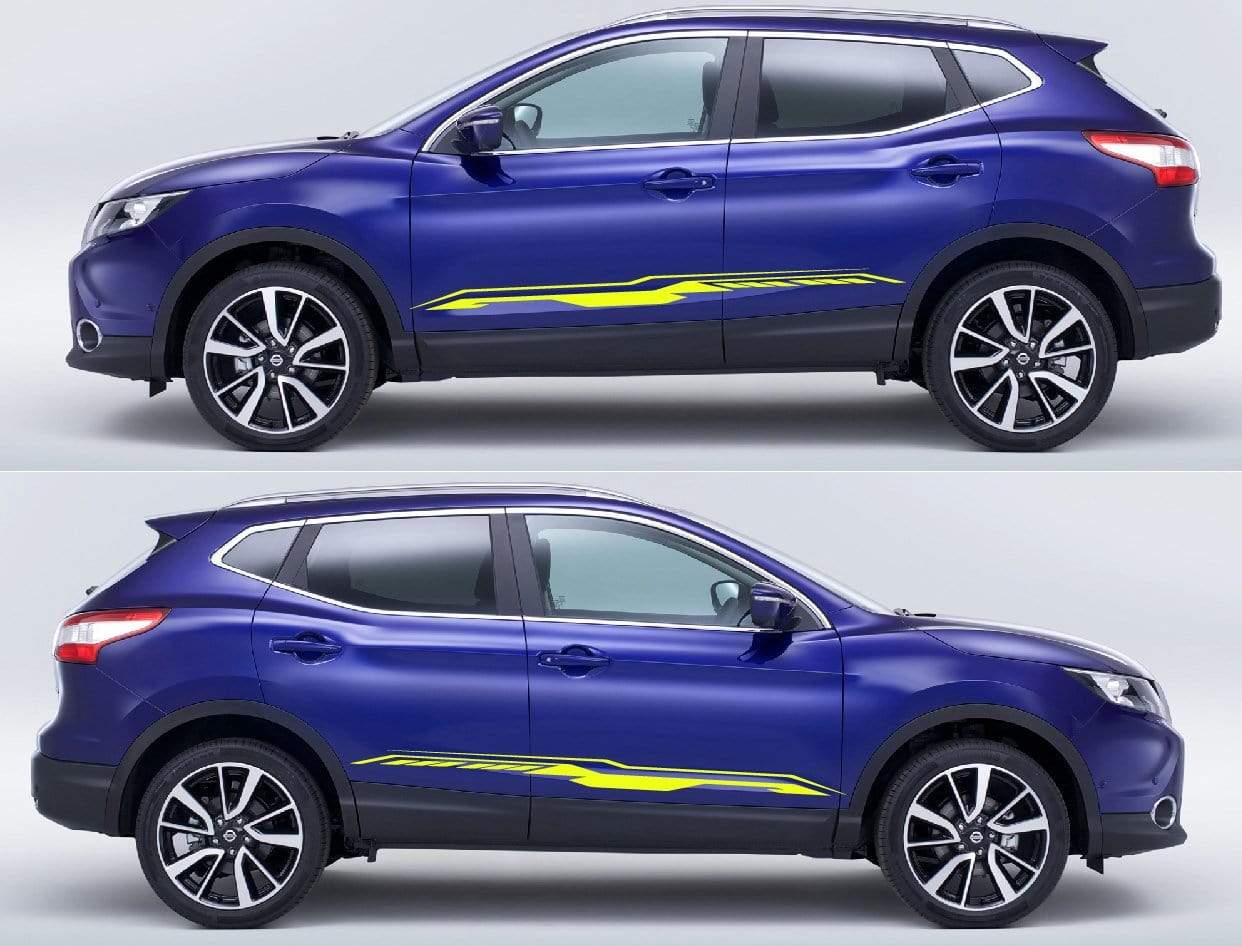 Autocollants personnalisés en vinyle pour Nissan Qashqai
