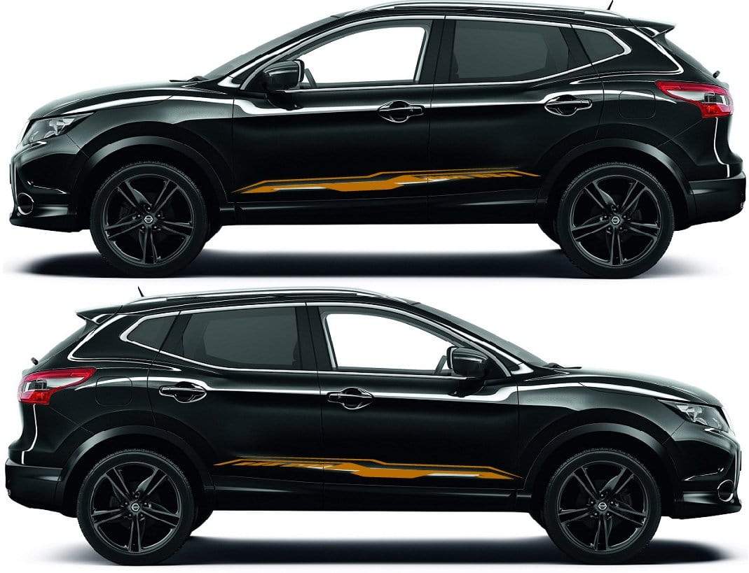 Autocollants personnalisés en vinyle pour Nissan Qashqai