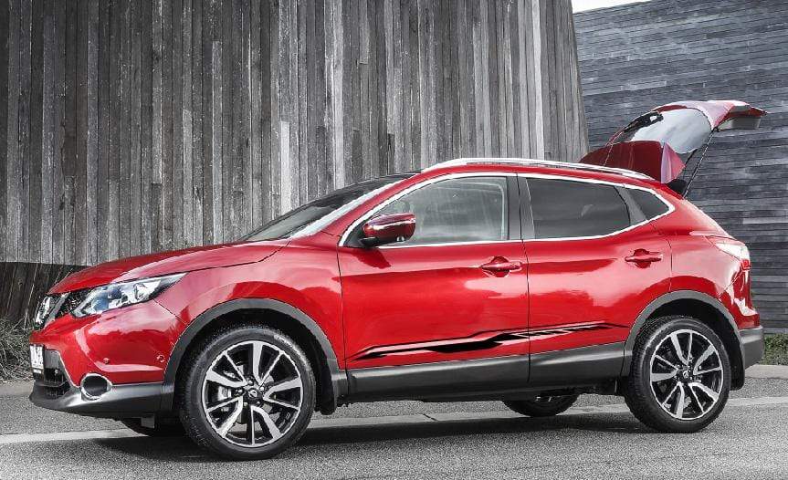 Autocollants personnalisés en vinyle pour Nissan Qashqai