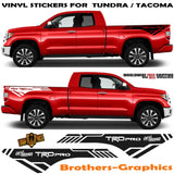 Vinyl Graphics Custom Vinyl Decals Fit Toyota Tacoma TRD Stickers