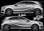 Customized Sticker Vinyl Stripes For Mercedes-Benz A-class - Brothers-Graphics