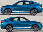 Customized Stickers Racing Stripes for BMW X6 - Brothers-Graphics