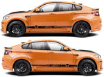 Customized Stickers Racing Stripes for BMW X6 - Brothers-Graphics