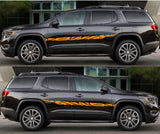 Customized Stickers Racing Stripes for GMC Acadia - Brothers-Graphics