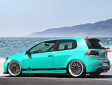 Decal Graphic Sticker Door Sport Stripe Kit Compatible with VW Golf