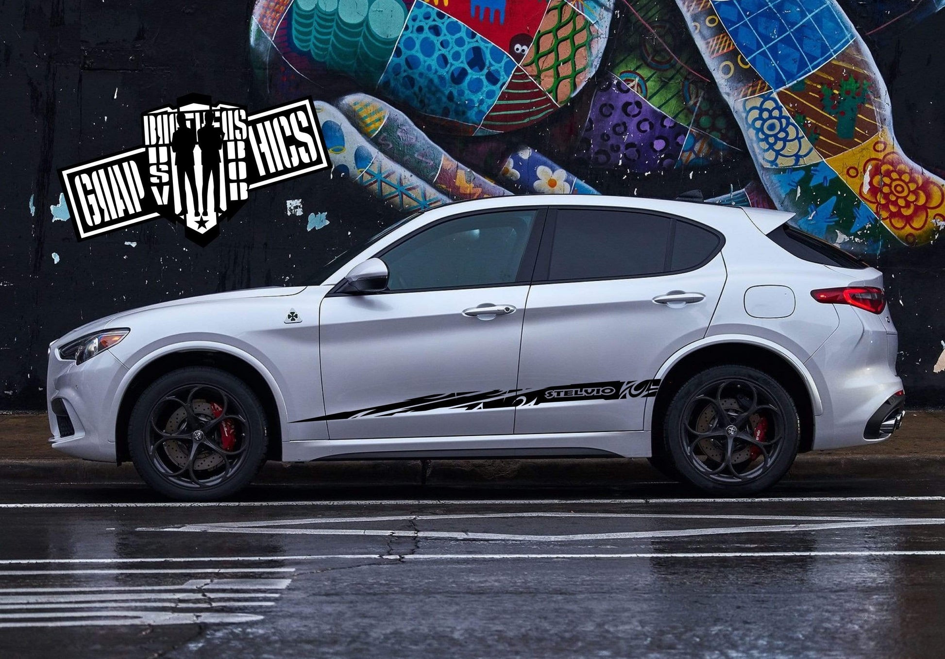 Decal Sticker For Alfa Romeo Stelvio - Brothers-Graphics