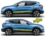 Decal Sticker Side Stripe For Nissan Qashqai - Brothers-Graphics